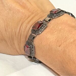 Vintage rhinestone bracelet